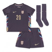 Camiseta Inglaterra Jarrod Bowen #20 Segunda Equipación Replica Eurocopa 2024 para niños mangas cortas (+ Pantalones cortos)